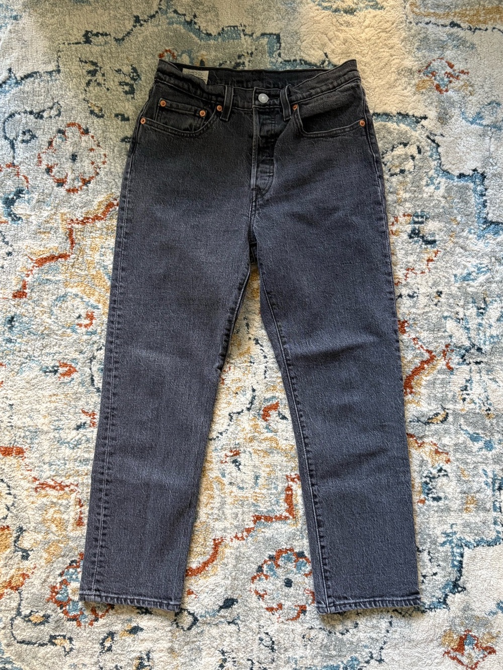 Levi's Vintage Black Straight Jeans